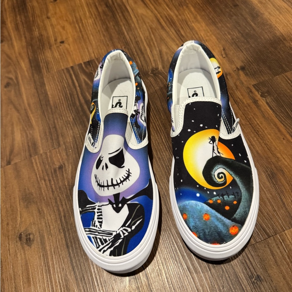 Nightmare Before Christmas Slip-On Vans